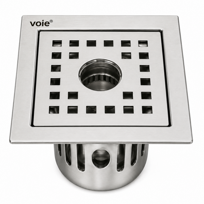 Voie Hexa Cut Floor Grating 127x127 mm Matt