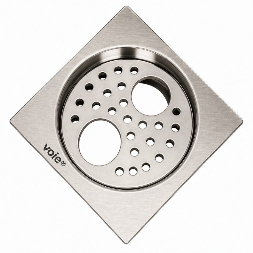 Voie Regular Double Cut 127x127 mm SS-304 Matt